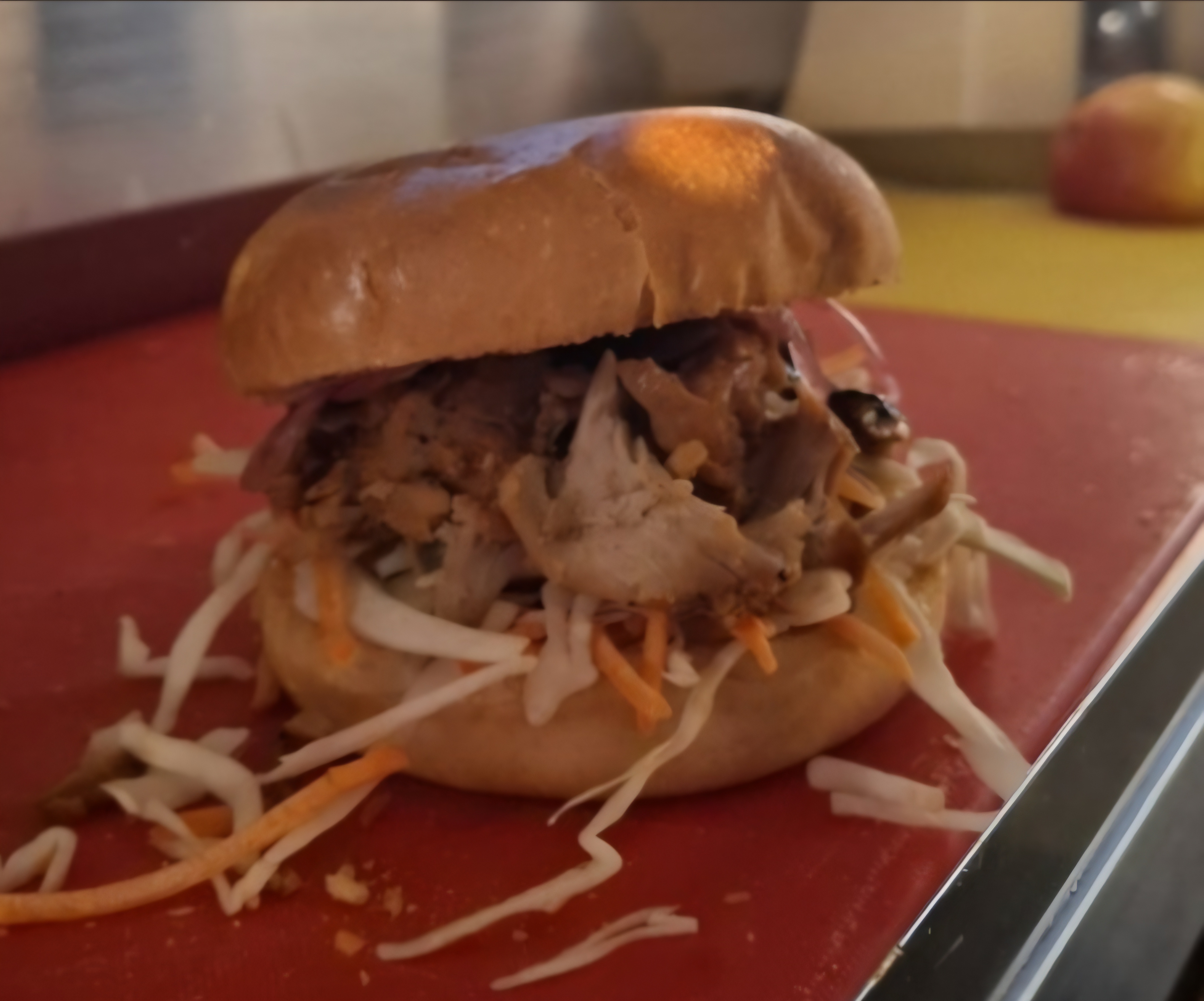 Gammel Gris Burger ( pulled pork )
