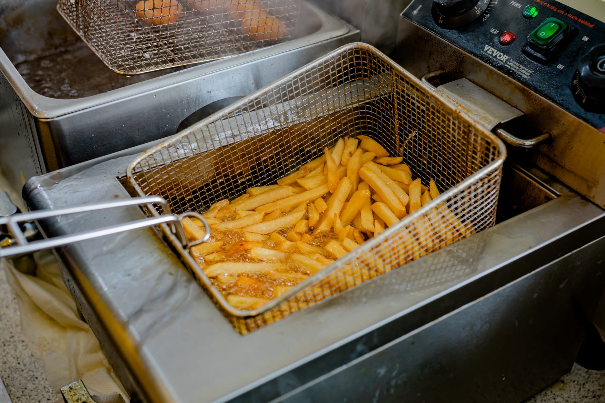 Lille bakke pomfritter